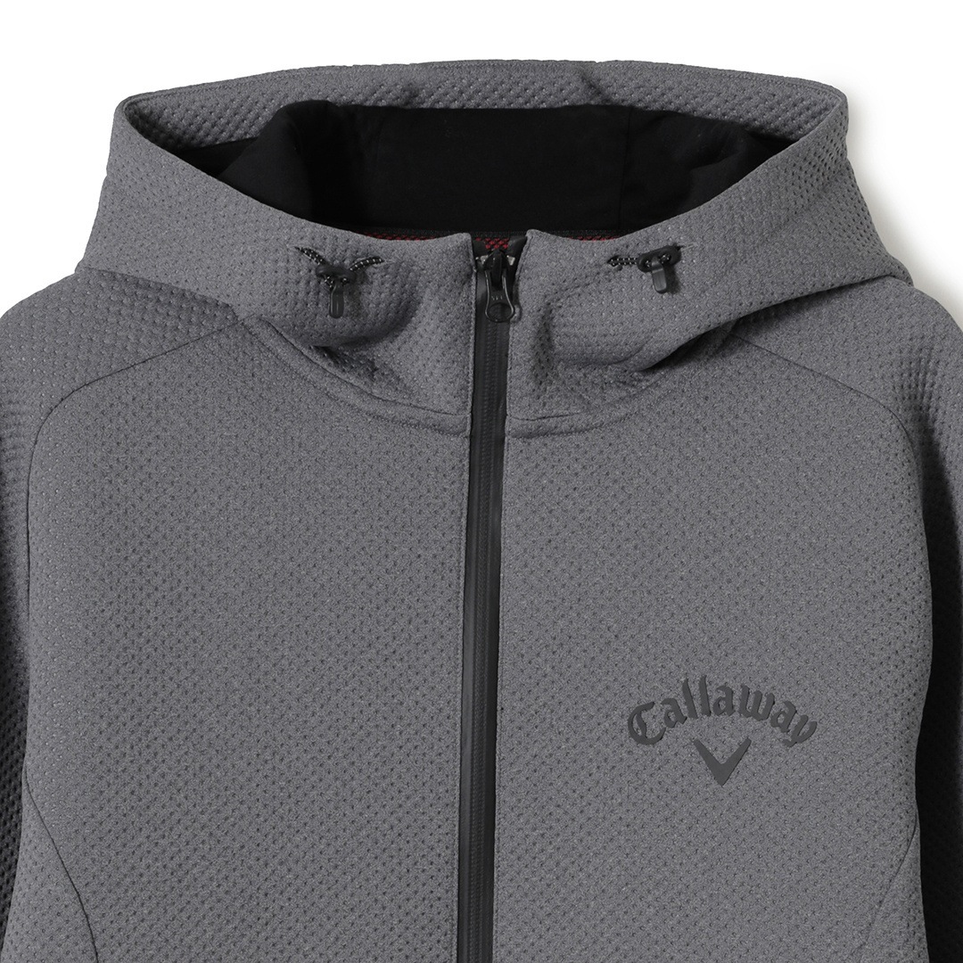 CALLAWAY RED LABEL ダンボールニット フルジップパーカー MENS