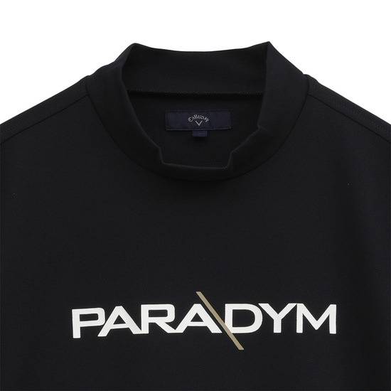 CALLAWAY PARADYM ロゴプリントカノコモックネックシャツ（MENS)