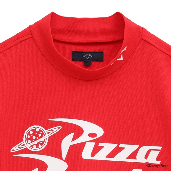 【オンライン限定】ToyStory/Callaway Collection PizzaPlanet鬼カノコ半袖モックネックシャツ ※4Lサイズあり (MENS)