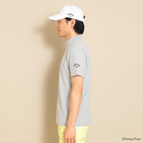 Toy Story / Callaway Collection ポリエステル天竺半袖モックネックシャツ  (MENS)