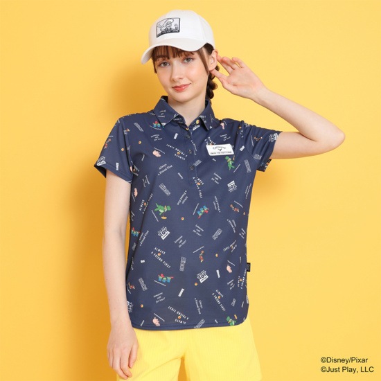 【オンライン限定】ToyStory/Callaway Collection クローズドメッシュ半袖シャツ (WOMENS)