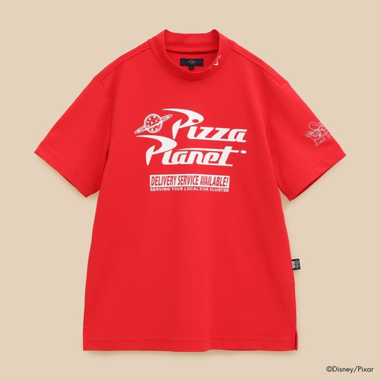 【オンライン限定】ToyStory/Callaway Collection PizzaPlanet鬼カノコ半袖モックネックシャツ ※4Lサイズあり (MENS)