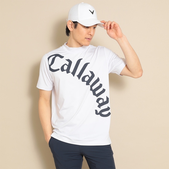 CALLAWAY 【オンライン限定】ストレッチスムース半袖モックネックシャツ (MENS)
