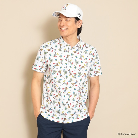 Toy Story / Callaway Collection ポリエステル天竺半袖シャツ  (MENS)