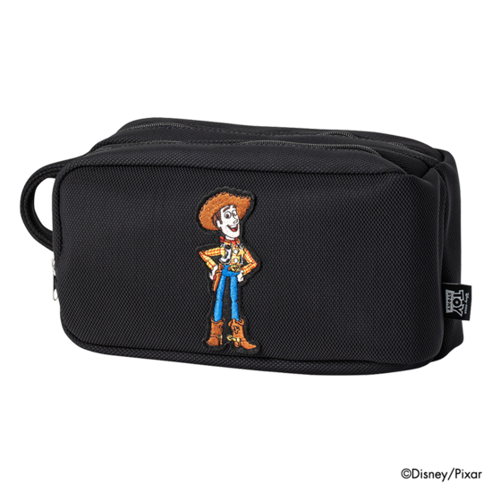 TR CG TOY STORY ROUND POUCH BLK SS 22 JM