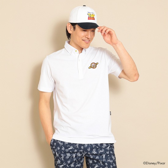 Toy Story / Callaway Collection  Pizza Planetストレッチ天竺半袖シャツ  (MENS)