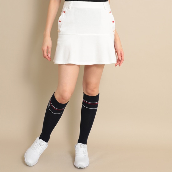 CALLAWAY ハートロゴ刺繍裏毛スカート (WOMENS)
