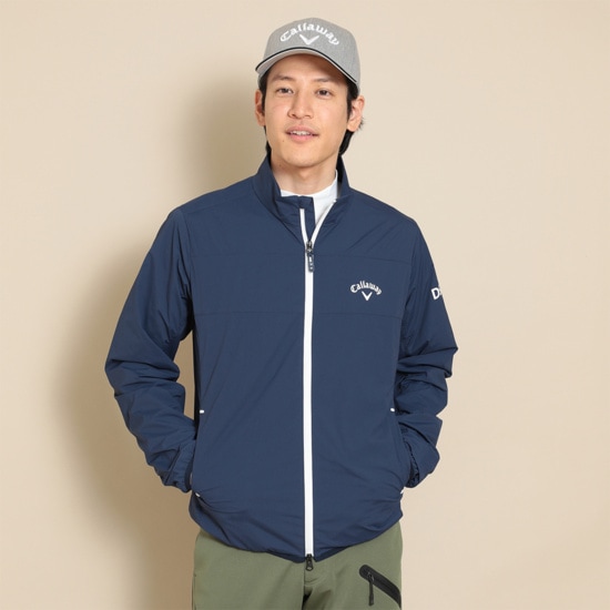 ストレッチナイロンドビーフルジップ撥水ブルゾン (MENS)