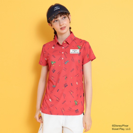 【オンライン限定】ToyStory/Callaway Collection クローズドメッシュ半袖シャツ (WOMENS)