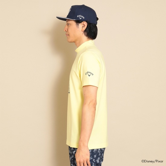 Toy Story / Callaway Collection ストレッチ天竺半袖モックネックシャツ  (MENS)