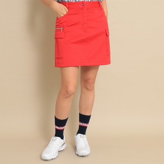 キャロウェイ ゴルフ スカート 日本製 ネイビー チェック Lサイズ