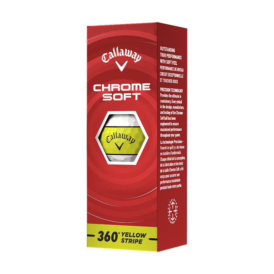 CHROME SOFT 360° YELLOW STRIPEボール CHROME SOFT 360° YELLOW STRIPEボール