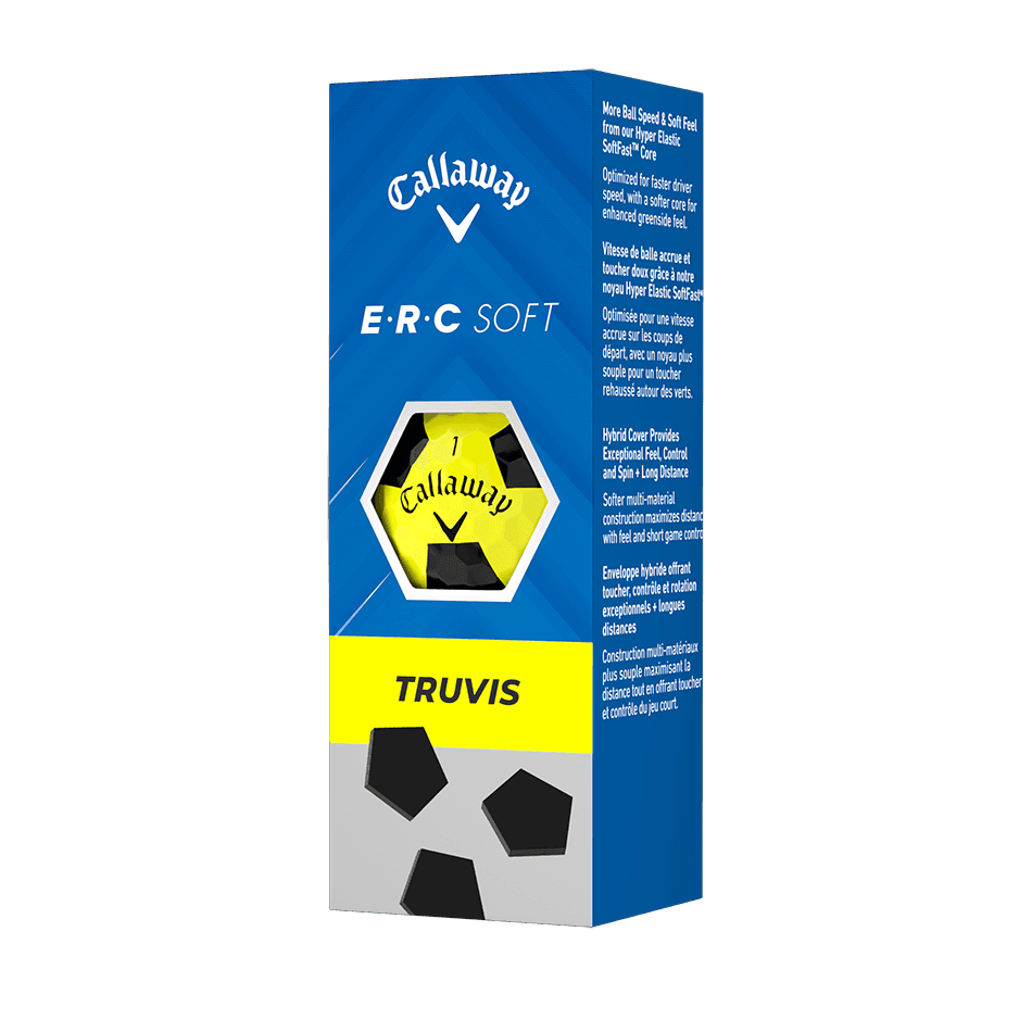 E・R・C SOFT TRUVIS イエロー/ブラック ボール【数量限定】 E・R・C SOFT TRUVIS イエロー/ブラック ボール【数量限定】