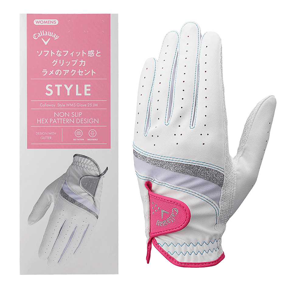 キャロウェイ スタイル デュアル グローブ ウィメンズ 25 JM(両手用) キャロウェイ スタイル デュアル グローブ ウィメンズ 25 JM(両手用)