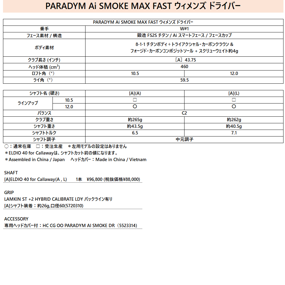 WD RH PDYMAI SMKMXF DR12.0 GR LDY 26 JV WD RH PDYMAI SMKMXF DR12.0 GR LDY 26 JV