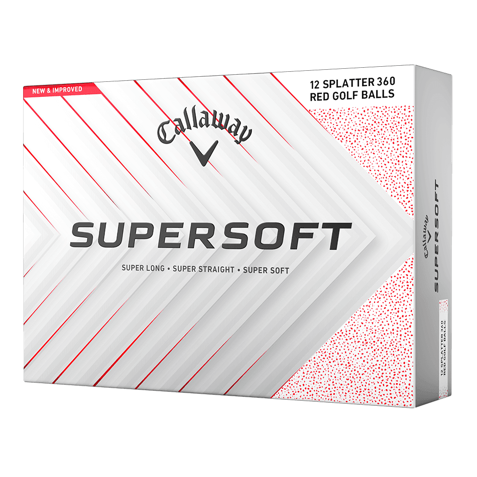 SUPERSOFT SPLATTER 360 レッド ボール SUPERSOFT SPLATTER 360 レッド ボール
